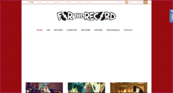 Desktop Screenshot of fortherecordonline.com